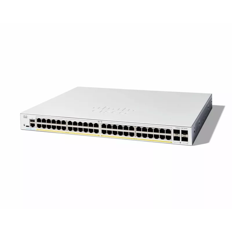 Hallatav kommutaator Cisco Catalyst 1300-48FP-4G 48 pordiga GE täielik PoE 4x1GE SFP