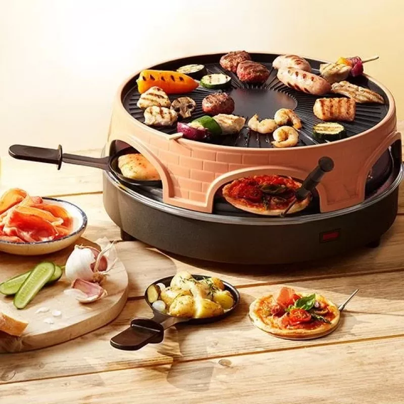 Emerio PO-113255.4 raclette-grill 1500 W must, pruun
