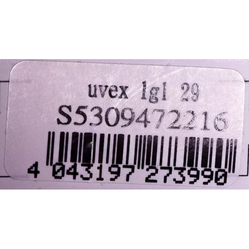 Kaitseprillid UVEX LGL 29 — mudel 53/0/947/2216/UNI, must raam