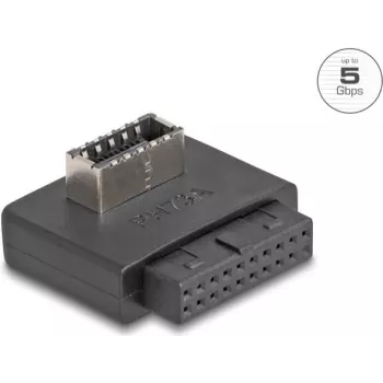 DeLOCK 67241 Sisemine USB Type-E Adapter USB Type-A Emane 5 Gbit/s