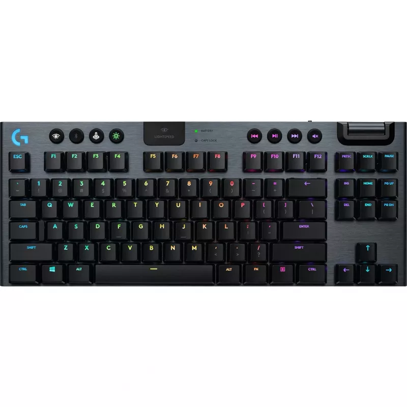 Logitech G G915 TKL Tenkeyless LIGHTSPEED juhtmevaba RGB mehaaniline mängurklaviatuur - lineaarne