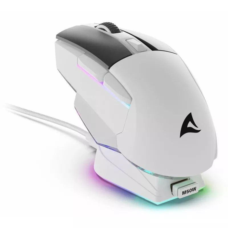 Sharkoon SGM50W hiiremängur paremakäeline RF juhtmevaba + USB Type-A optiline 6400 DPI