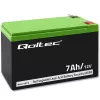 Qoltec 53076 AGM aku | 12V | 7Ah | Turvalisus