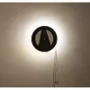 NeXtime kell 3094 Light It Up, Ø18.5 cm, valgustus, sein, must