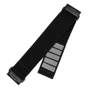 FIXED asendusrihm 22 mm sportlik Garmin QuickFit jaoks — 160–210 mm, must