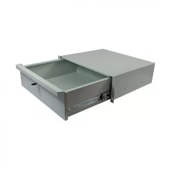 ALL-S0002060, Sahtliüksus, hall, metall, 3U, 19 tolli, 440 mm