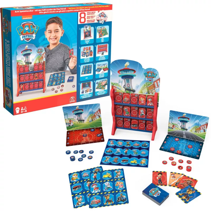 Paw Patrol: Games HQ - mängukollektsioon, peremäng