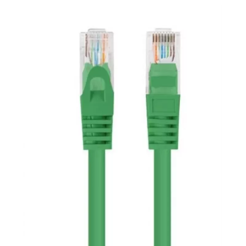 PATCHCORD Cat.5E UTP 1.5M roheline FLUKE PASS PASSED LANBERG 10-PACK