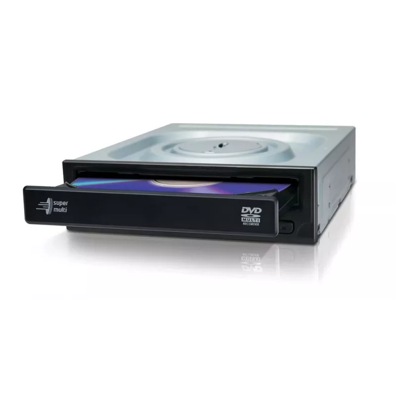 Sisemine DVD±RW-seade HITACHI Hitachi-LG Super Multi DVD-kirjutaja GH24NSD6 salvega must SATA 24x DVD 48x CD 146×165×41,3 mm