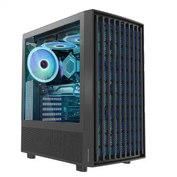 MODECOM BREEZE ARGB Flow MIDI USB 3.0 X 2 USB-C arvuti korpus