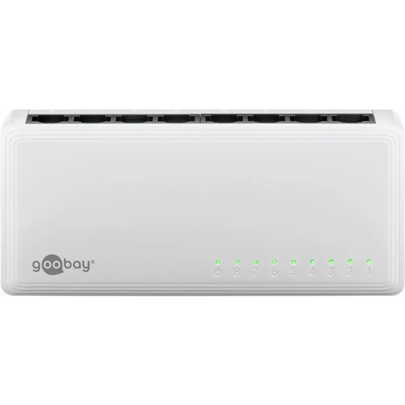 Goobay 8-pordiline gigabitine Etherneti võrgukommutaator (64564)