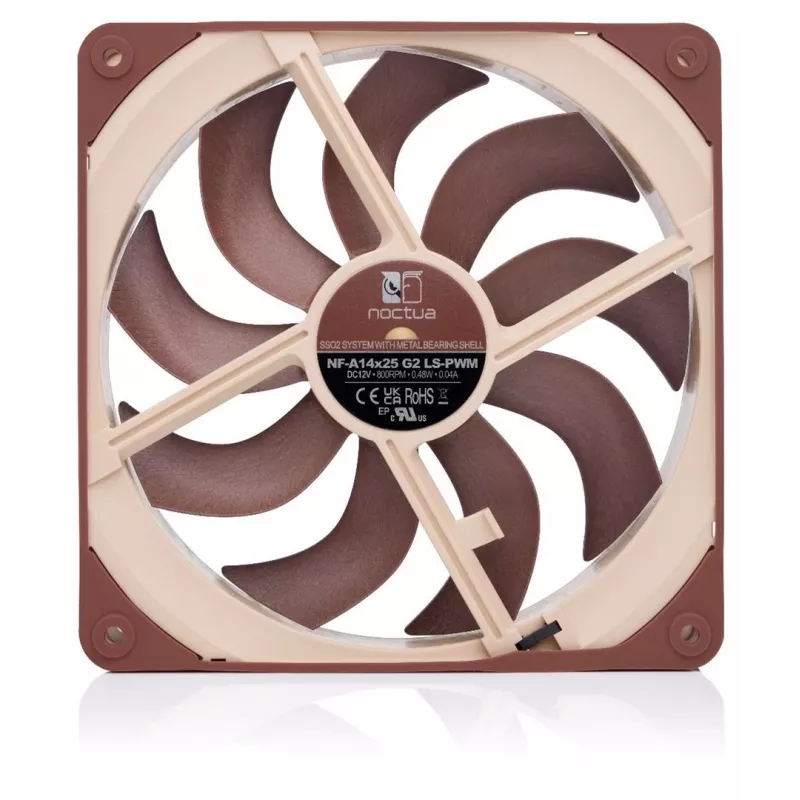 Noctua NF-A14X25 G2 LS-PWM 140mm korpuse ventilaator