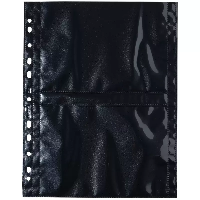 Fototaskud HERMA Fotophan 13x18 cm horisontaalformaadis must 10 tk