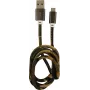 LC-POWER kaabel USB-Micro-1M-5 1m metsasära, USB A Micro-USB-le (LC-C-USB-MICRO-1M-5)