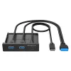 Sisemised liidesekaardid/adapter GRAUGEAR G-MP01 must 102x102x25 mm