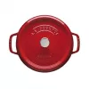 Ühe panniga Staub Cocotte 24 cm Cherry