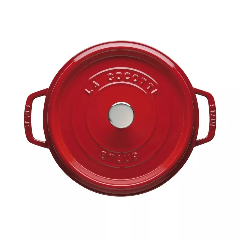 Ühe panniga Staub Cocotte 24 cm Cherry