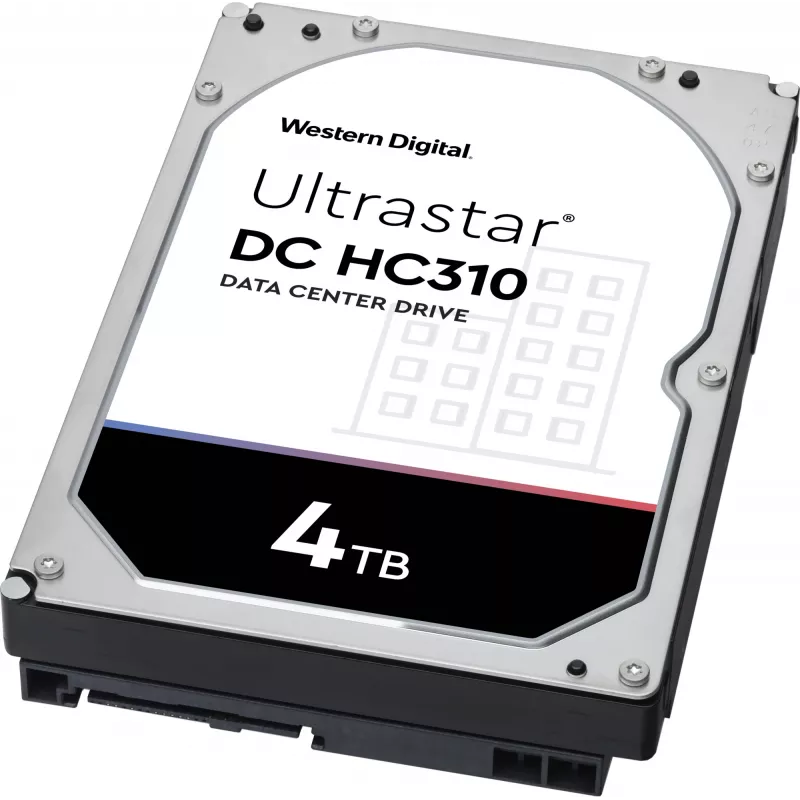 Western Digital Ultrastar DC HC310 4 TB 3.5 SATA III 7200 RPM 256 MB kõvaketas, HUS726T4TALE6L4