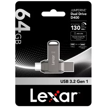 USB-mälupulk Lexar 64 GB USB USB-C LJDD400064G-BNQNG