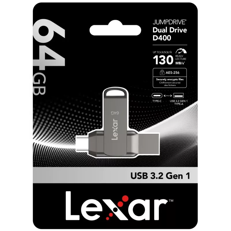 USB-mälupulk Lexar 64 GB USB USB-C LJDD400064G-BNQNG