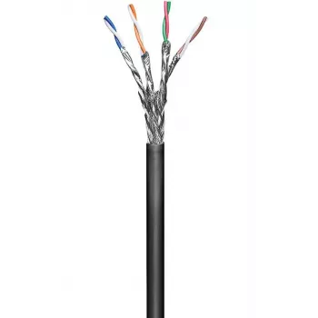 Microconnect KAB024-100 võrgukaabel must 100 m Cat6 S/FTP (S-STP)