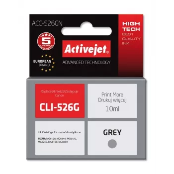 Activejet ACC-526GN tint (asendus Canon CLI-526G jaoks; Supreme; 10 ml; hall)