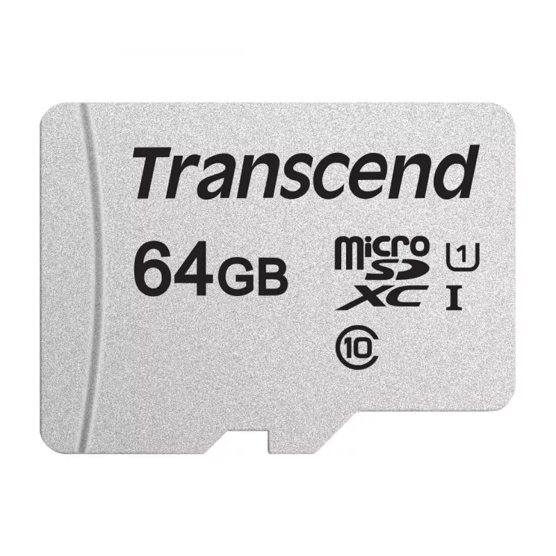 Välkmälu Transcend 64GB MicroSDXC SDHC 300S