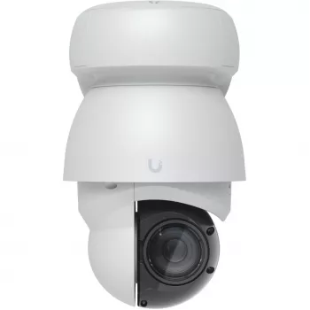 IP-turvakaamera UBIQUITI UVC-AI-PTZ-W — AI PTZ tööstuslik sfääriline 3864×2160, 22× optiline suum, 360° pööramine, juhtmega, Seinale/Postile/Lauale, valge