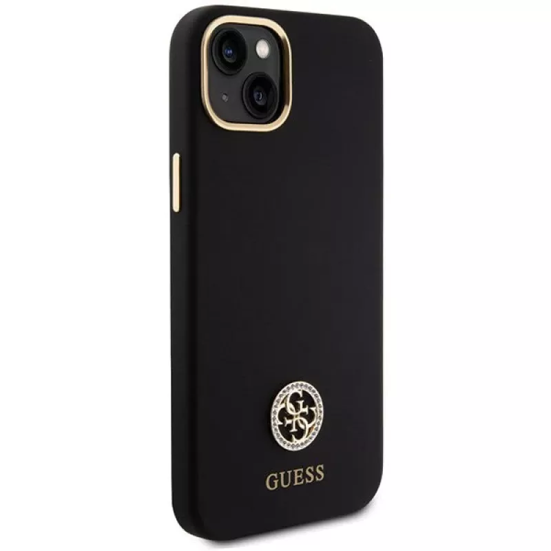 GUESS | GUHCP15M4DGPK | Tagakaas | Apple | iPhone 15 Plus/14 Plus | TPU, silikoon, mikrokiud | Must