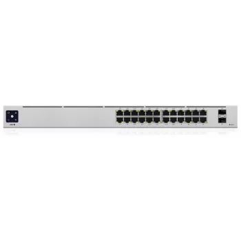 Ubiquiti UniFi 24-port PoE hallatav L2/L3 Gigabit Ethernet (10/100/1000) Power over Ethernet (PoE) 1U hõbedane