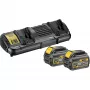 Aku ja laadija komplekt DeWALT DCB132T2-QW Liitium-ioon 4 Ah