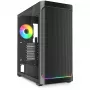 PC-korpus Sharkoon AK4W RGB Strip Midi Tower must