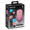 Juhtmevaba mängurihiir DEFENDER P ANDORA PINK liides