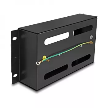 Rack accessory DELOCK 67320 — metal cover strip, Must, 1 pc
