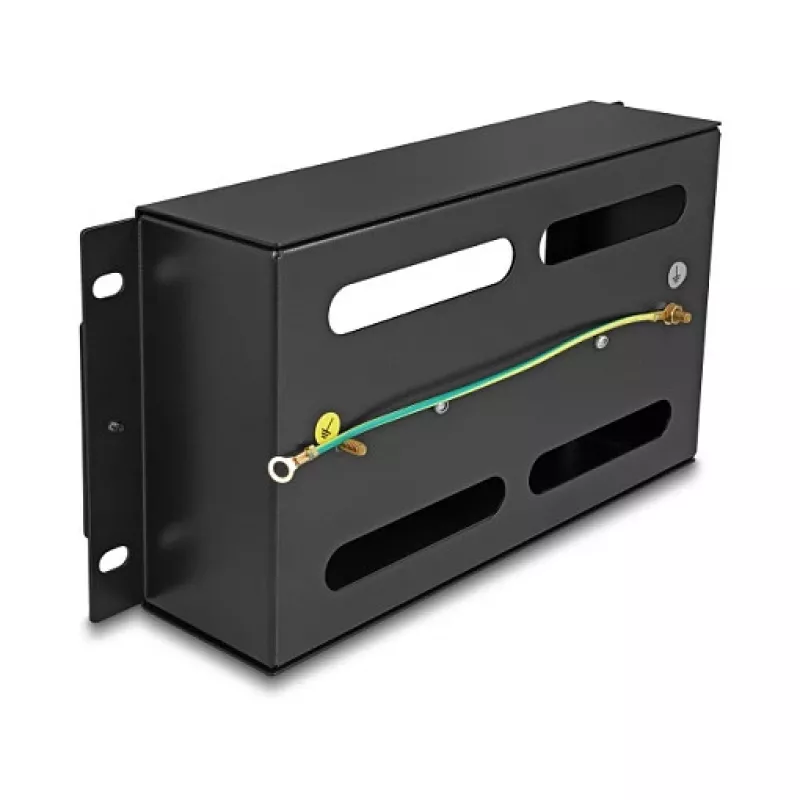 Rack accessory DELOCK 67320 — metal cover strip, Must, 1 pc