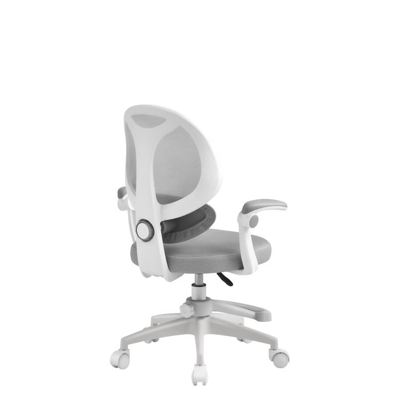 Pöördtool mark adler Junior 4.5 hall — ergonoomiline kontoritool, reguleeritav kõrgus 40–50 cm, võrk-seljatugi, ratastel alus, käetoed, nimmetugi