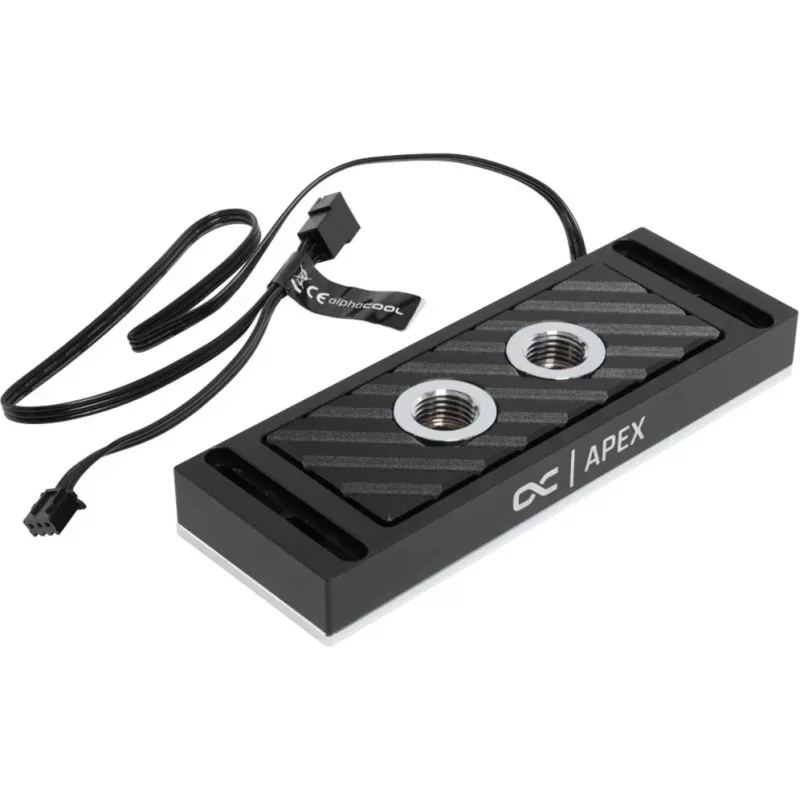 Vesiblokk Alphacool 14000 Alumiinium Nikkel Plastik Must 45mm 127.5mm 17.3mm