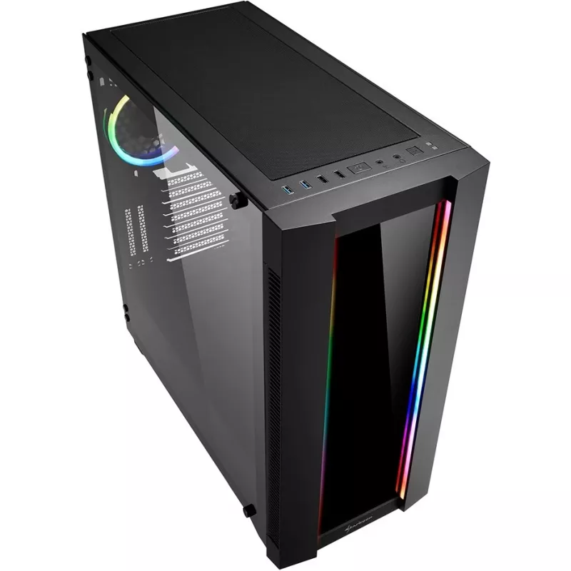PC Case Sharkoon ELITE SHARK CA200G Midi Tower Must