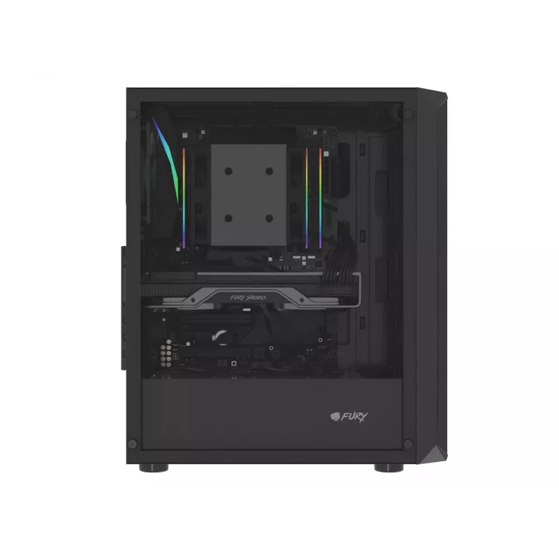 Natec Fury Shobo SH4F - PC korpus - Torn - Must
