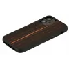 Kaitsev telefonikott Man and Wood iPhone 12 mini jaoks — eebenmust