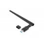 Sisemine WLAN-kaart LANBERG NC-1200-WIE — Kaheribaline USB WLAN-adapter, RTL8812BU, kuni 1200 Mbit/s, väline 2x2 antenn (5 dBi), must