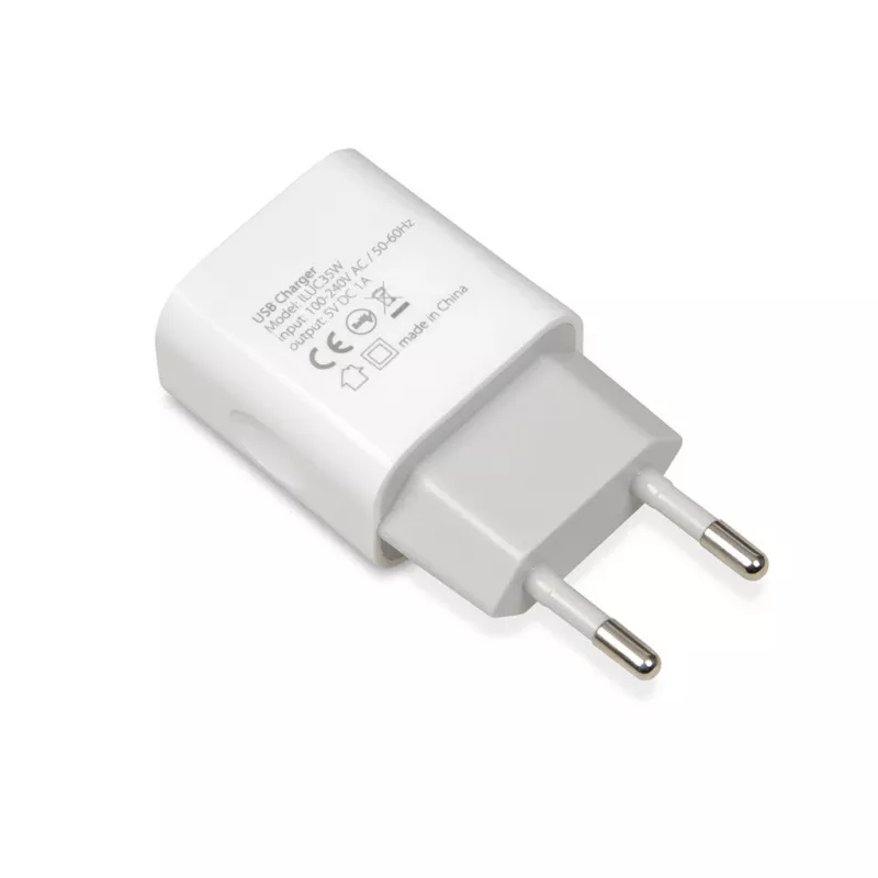 AC-siselaadija IBOX C-35 Universal Valge — 5 V max, 0,3 A sisend, 1 A USB-väljund