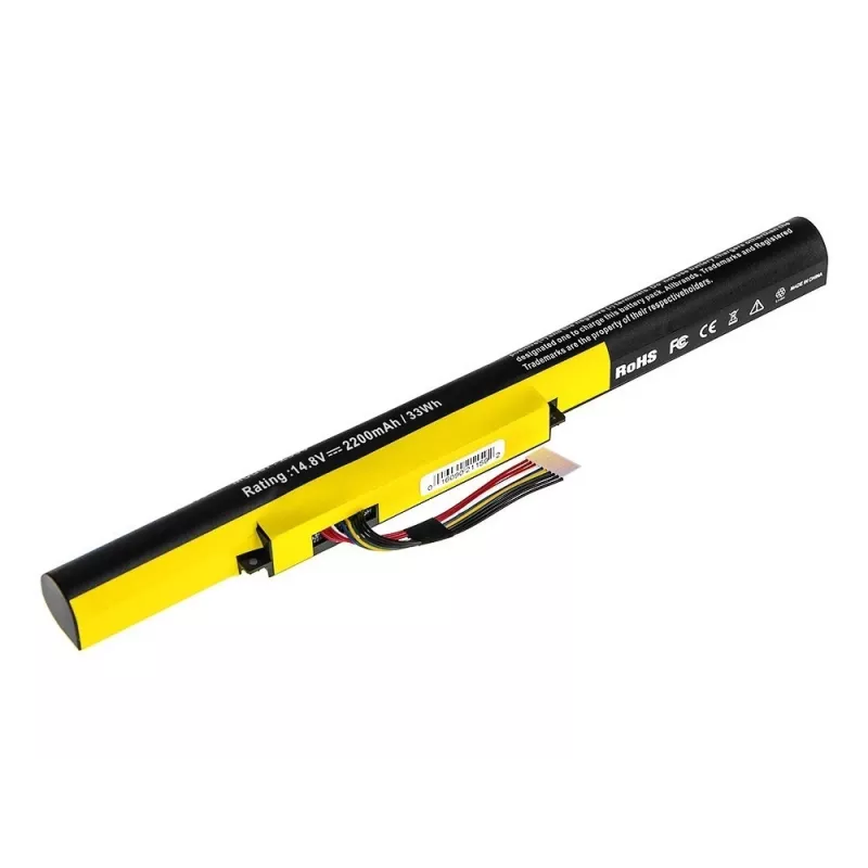 Aku roheline Cell LE54 Lenovo IdeaPad P500 Z510 P400 TOUCH jaoks