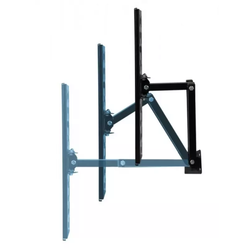 Seinale kinnitatav telerihoidik ESPERANZA ERW016 kuni 70-tollistele teleritele, must, 45 kg kandevõime, VESA 75x75–400x400, kaldenurk 15°