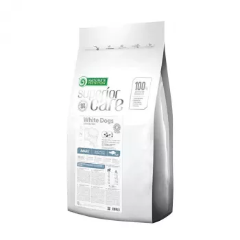 Kuiv koeratoit nature’s protection Superior Care Valge Dogs Grain Free Adult Small 10 kg — Kala, 24% valku, 13% rasva