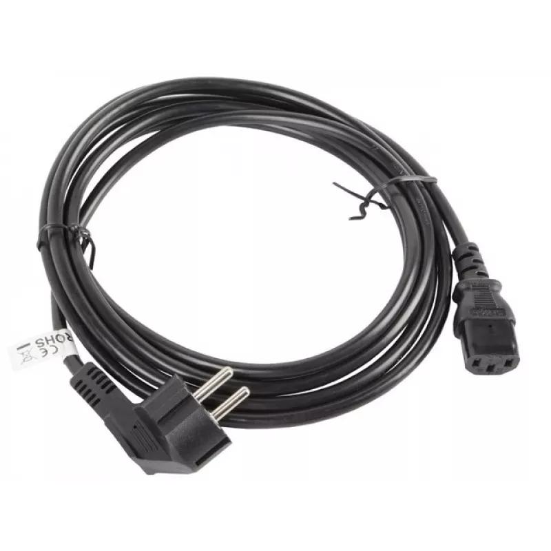 Lanberg CA-C13C-11CC-0030-BK Toitekaabel Must 3 M C13 ühendus CEE7/7 (CA-C13C-11CC-0030-BK)
