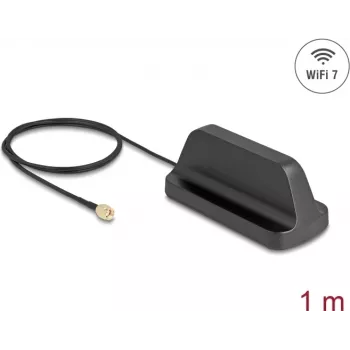 Antenn DELOCK 81453 WiFi 7 RP-SMA-pistikuga ringkiirgusega 2,5–3,6 dBi