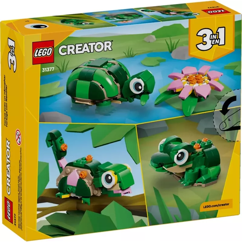 LEGO CREATOR 3 IN 1 31377 Kilpkonn vesiroosiõiega