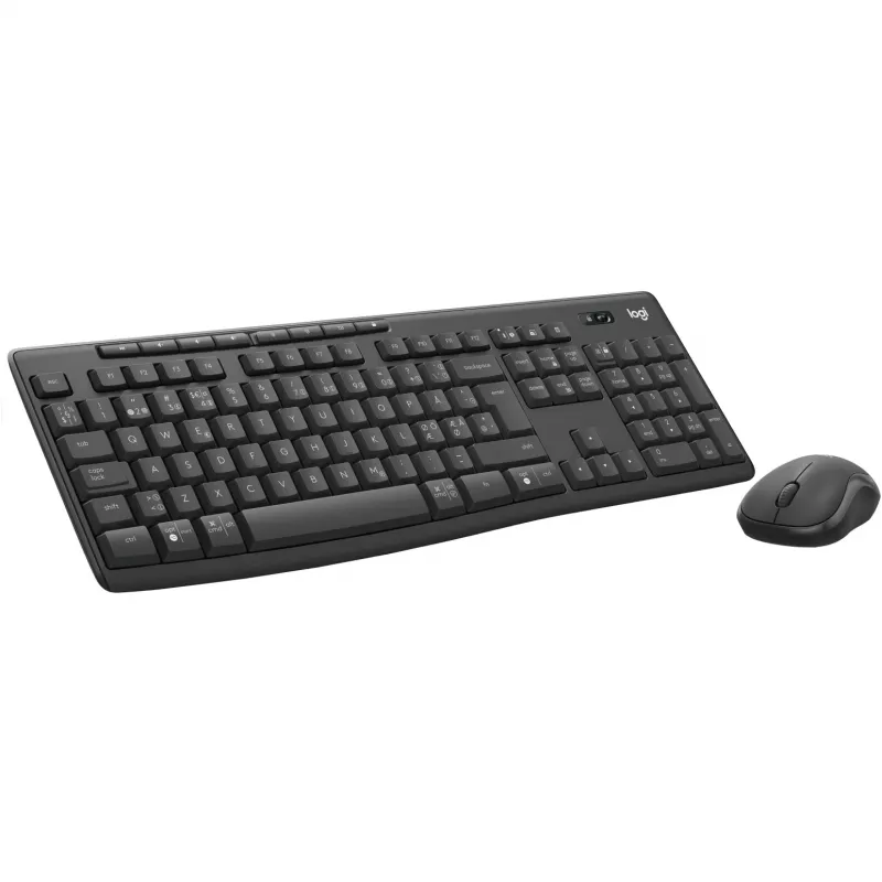 Logitech MK370 Combo for Business klaviatuur, hiir kaasas, kontor, RF juhtmevaba + Bluetooth, QWERTY, Nordic, grafiit