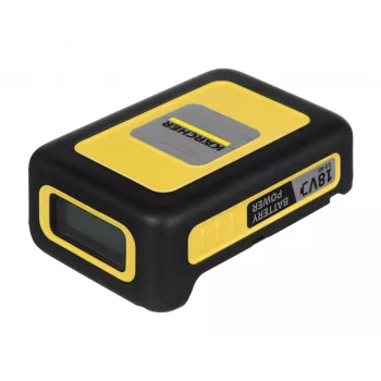 Aku ja laadija komplekt Karcher Power 18 V 2,5 Ah, 1 aku, 1 laadija, kollane